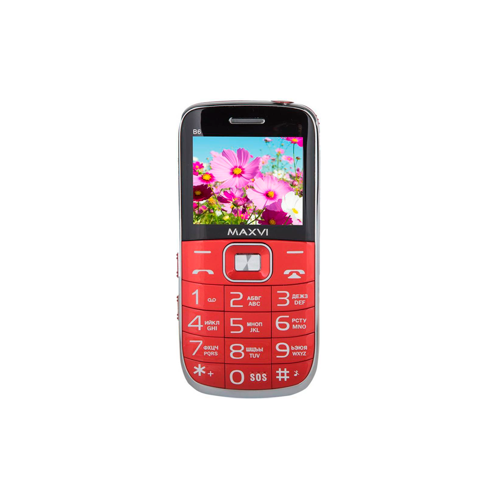 ТЕЛЕФОН MAXVI B6 RED