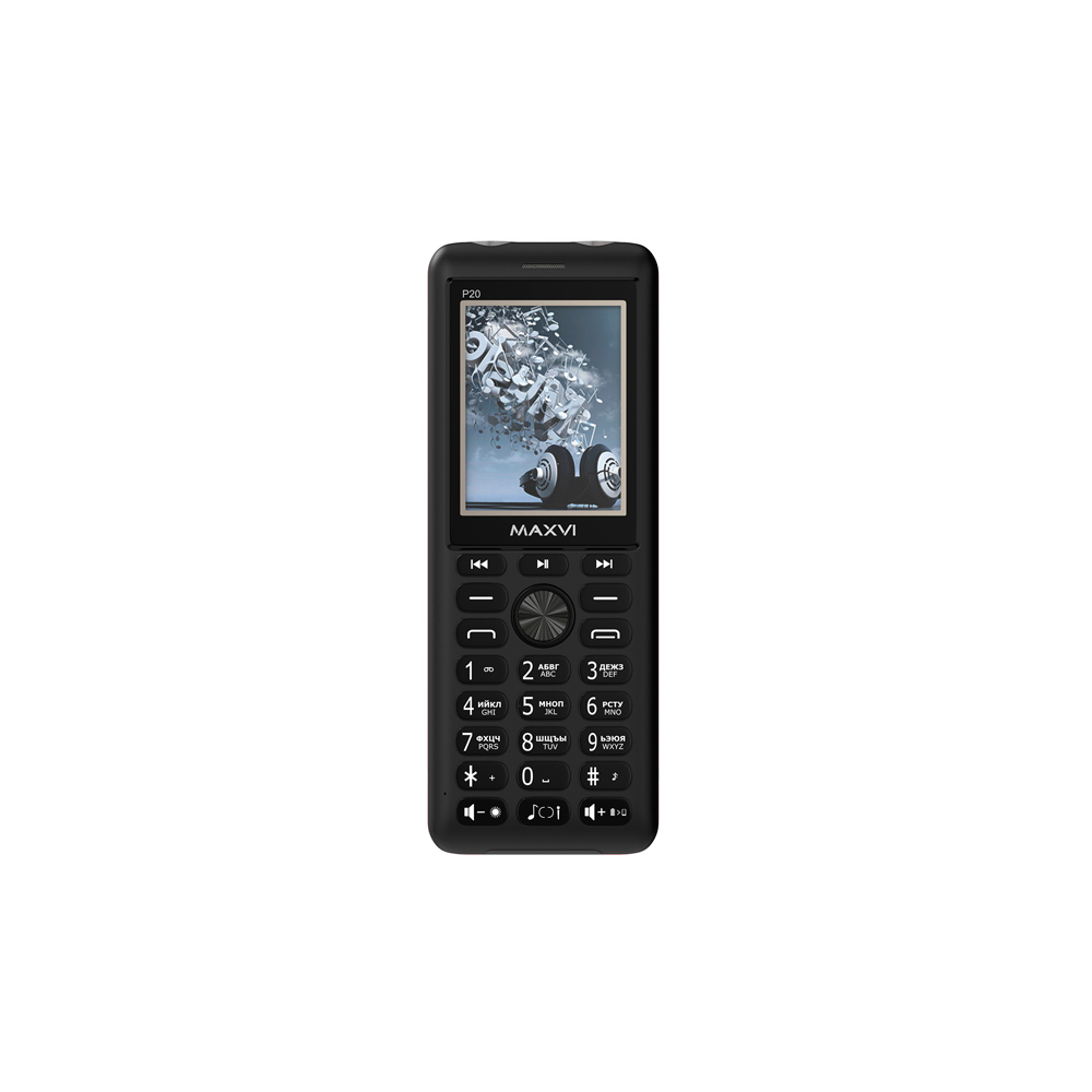 ТЕЛЕФОН MAXVI P20 SILVER-BLACK