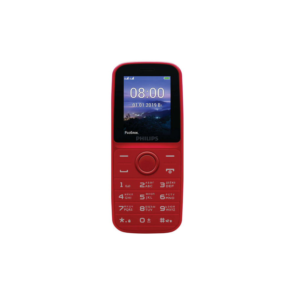 ТЕЛЕФОН PHILIPS E109 RED