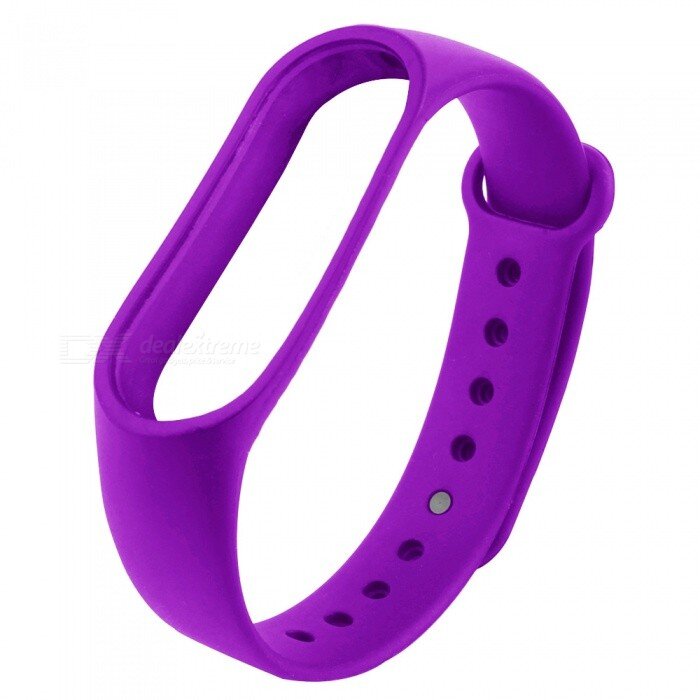 РЕМЕШОК НА MI BAND 3/4 СИЛИКОНОВЫЙ PURPLE