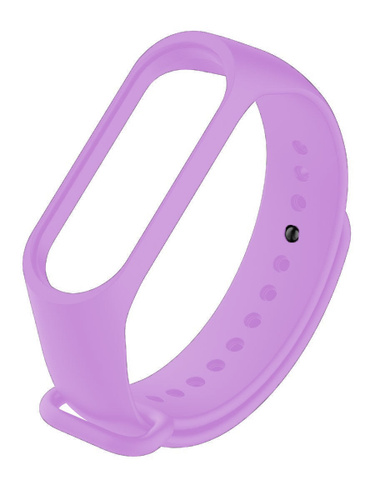 РЕМЕШОК НА MI BAND 5 СИЛИКОНОВЫЙ LIGHT-PURPLE