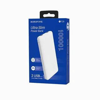 POWER BANK BOROFONE BT 28 (10000) WHITE