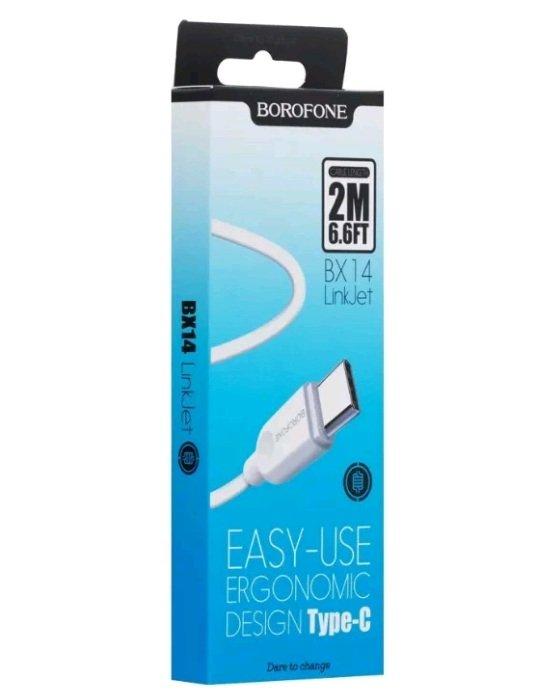 USB ПРОВОД BOROFONE BX 14 TYPE C 2.M WHITE