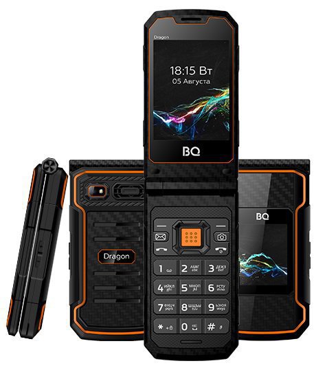 ТЕЛЕФОН BQ DRAGON 2422 BLACK-ORANGE