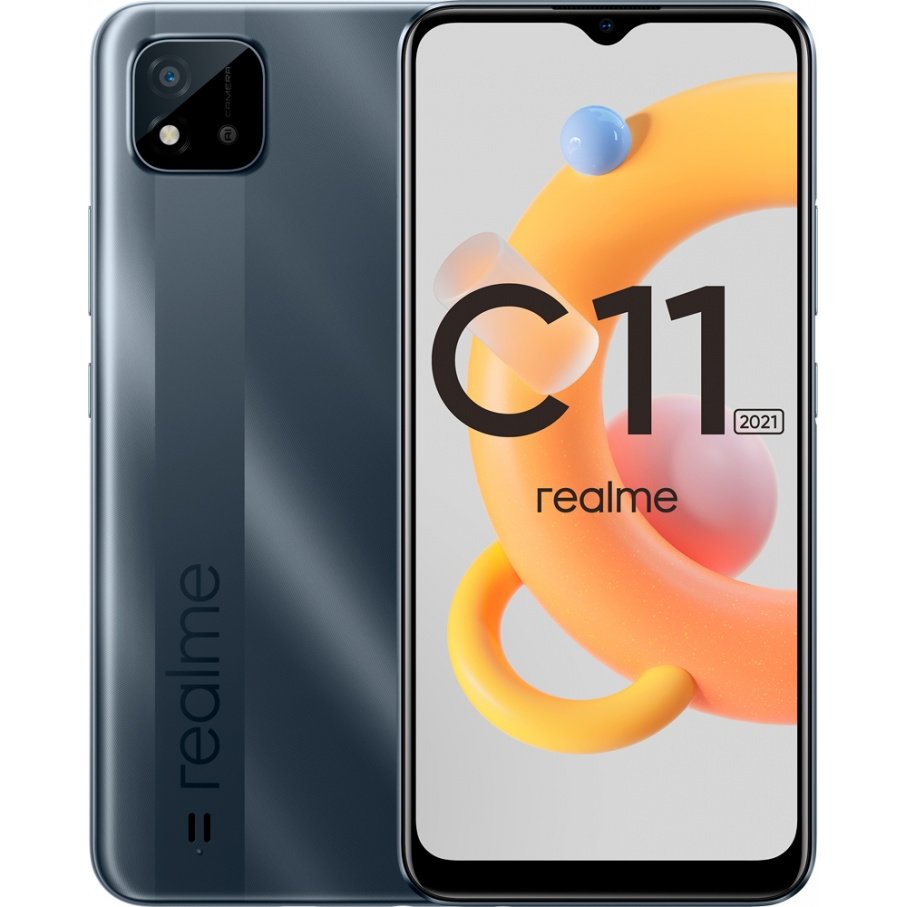 ТЕЛЕФОН REALME C11 2/32 (2021) СЕРЫЙ