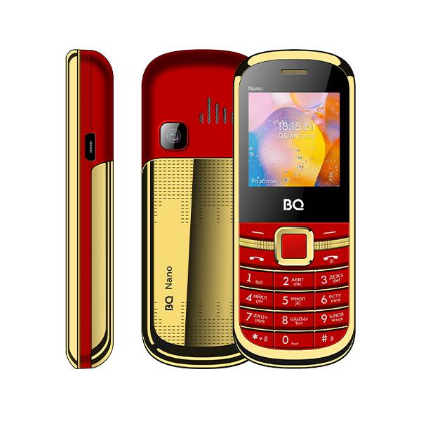 ТЕЛЕФОН BQ 1415 NANO RED+GOLD