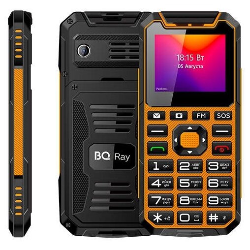 ТЕЛЕФОН BQ RAY 2004 ORANGE+BLACK